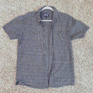 Button down short sleeve shirt.